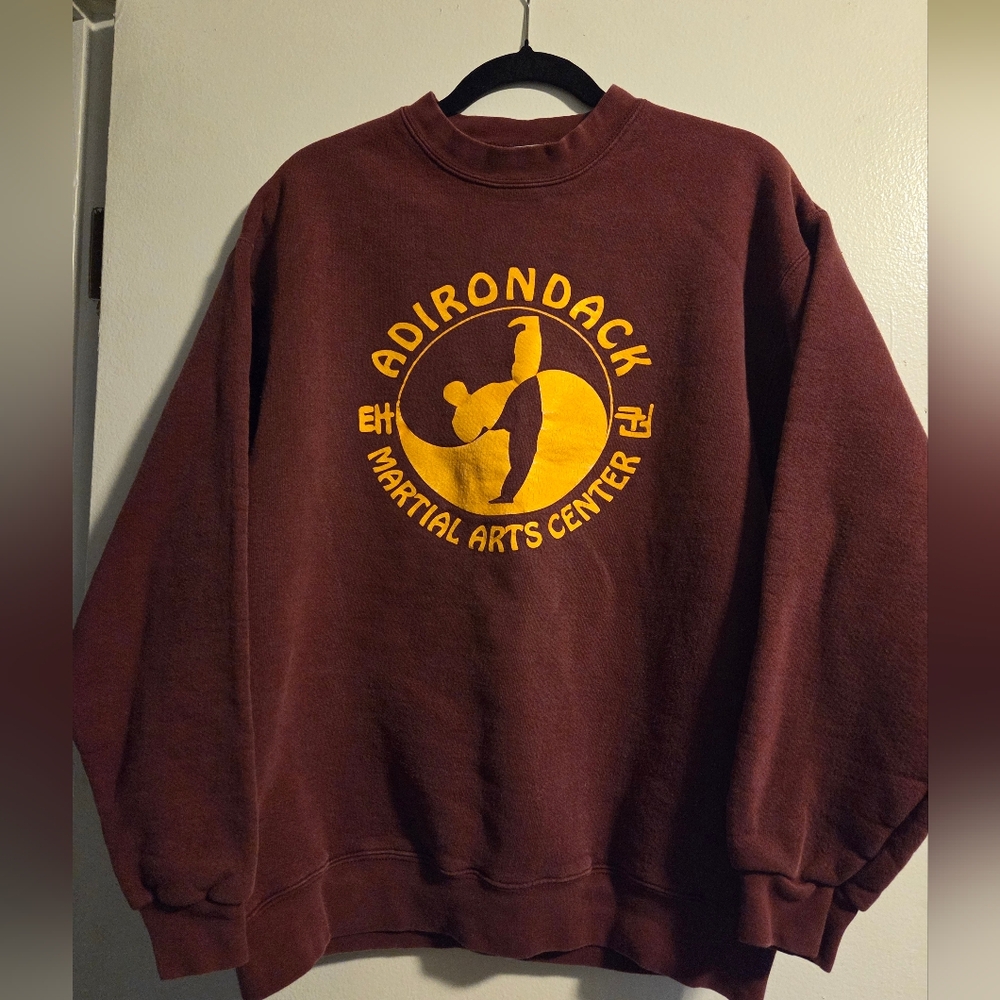 Vintage Lee Maroon Crewneck Sweatshirt